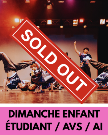 KFM Showcase 14ème - Dimanche, 26 avril 2026 - ENFANT/ÉTUDIANT*/AVS/AI