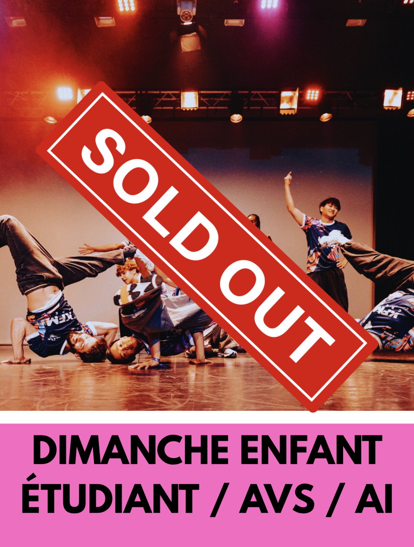 KFM Showcase 14ème - Dimanche, 26 avril 2026 - ENFANT/ÉTUDIANT*/AVS/AI